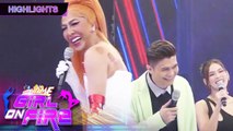 Vhong notices the makeup on Vice Ganda's back | Girl On Fire