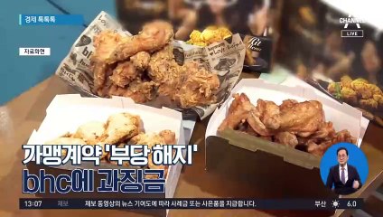 [경제 톡톡톡]가맹계약 ‘부당 해지’ bhc에 과징금