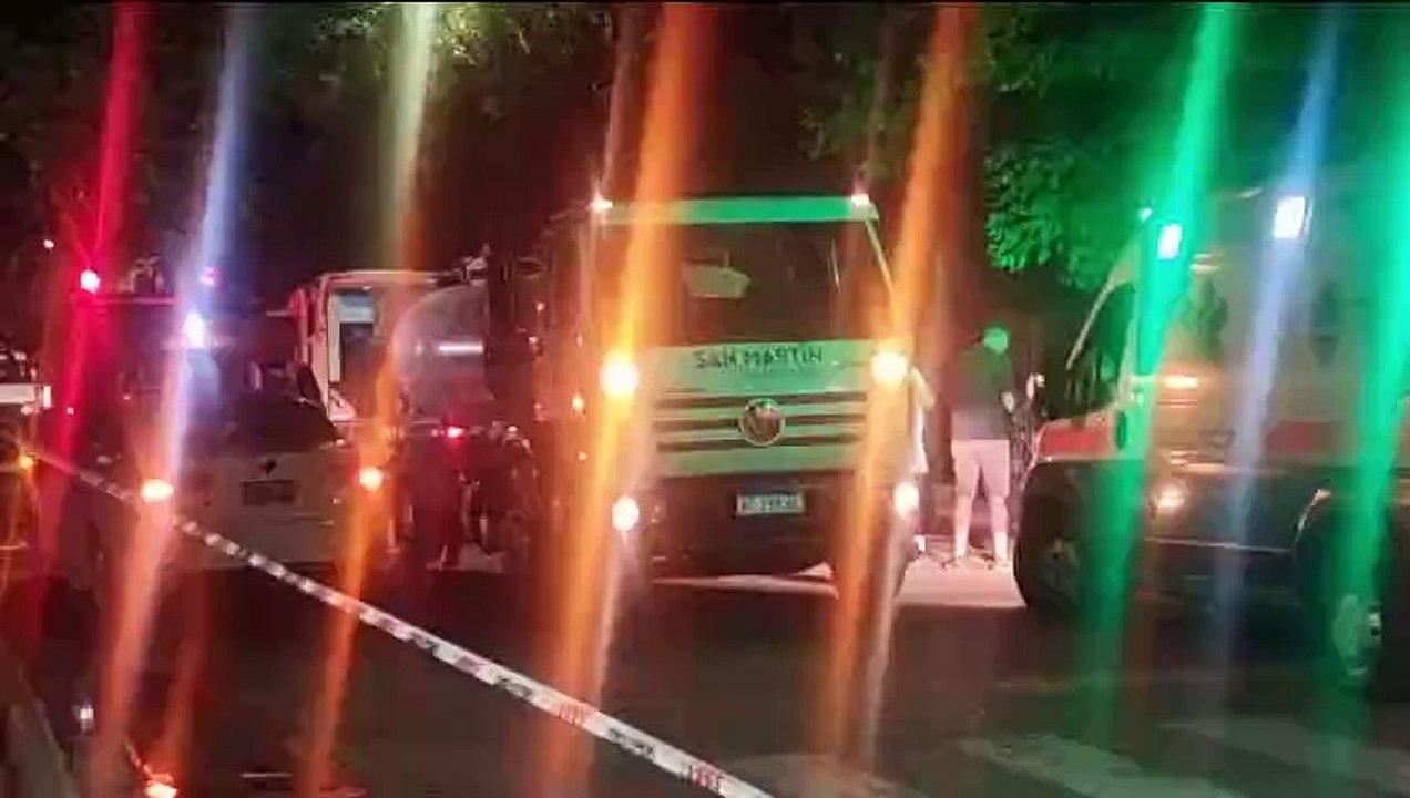 Incendio y muerte en San Martín