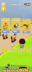Level 49 | Animal Shifting: Transform Run | Balap Hewan #shorts #animalsforkids #gameplay #animalrace