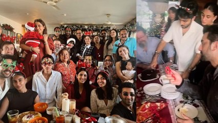 Ranbir Kapoor Christmas Cake Light करते वक्त Jai Mata Di Chant Video,Public Reaction 'Pure Sanatani'