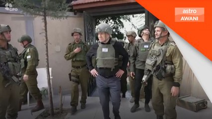 Netanyahu lawat Gaza, tidak akan tamatkan perang
