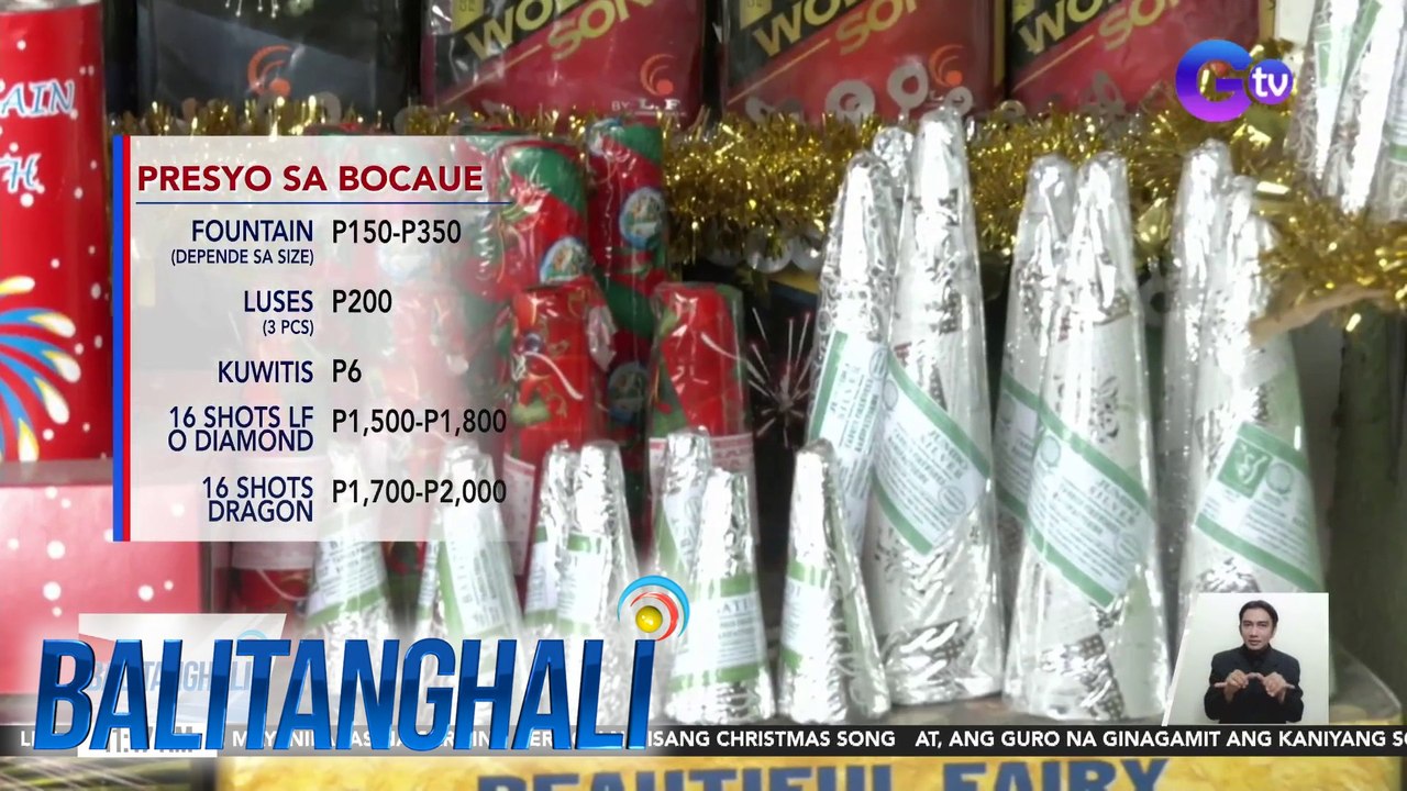 Presyo ng mga paputok sa Bocaue, Bulacan, hindi pa tumataas | BT