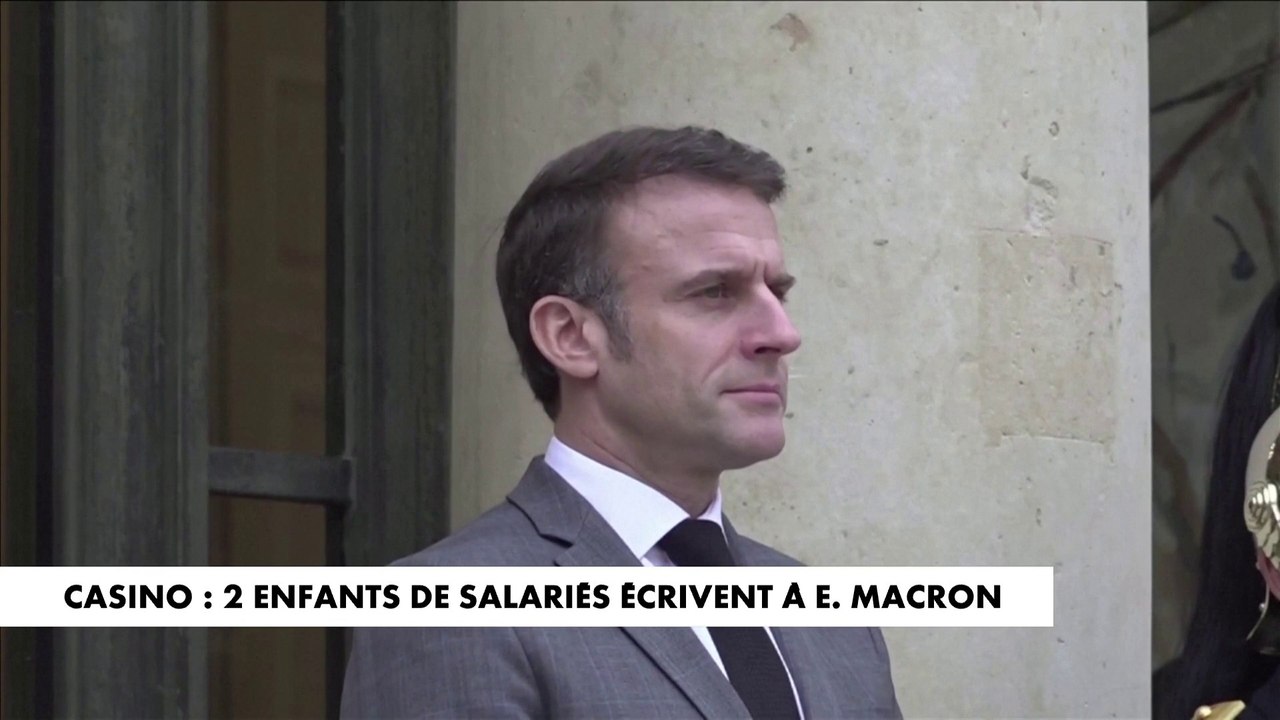 Casino : 2 enfants de salariés écrivent à Emmanuel Macron