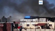 Vergeltungsschläge der türkischen Luftwaffe in Syrien und Irak