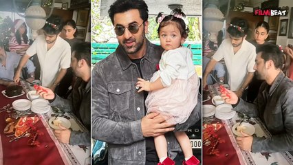Ranbir Kapoor Jai Mata Di; Christmas Cake काटते हुए बोला कुछ ऐसा, Fans बोले-  Sanatani | Viral Video