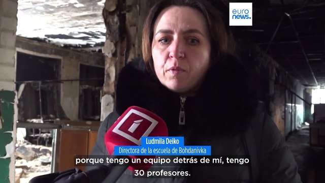 Los bombardeos rusos no frenan la educación en Ucrania
