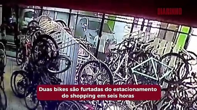Duas bikes são furtadas do estacionamento do shopping em seis horas