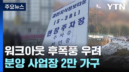 분양 사업장 2만 가구, 협력업체 581곳...후폭풍 우려 / YTN