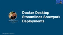 Accelerating deployment of data workloads with Docker and Snowpark
