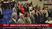 Anadolu Gazeteciler Platformu'ndan Akit TV'ye ödül