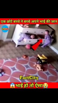 एक छोटे बच्चे ने बचाये अपने छोटे भाई की जान
