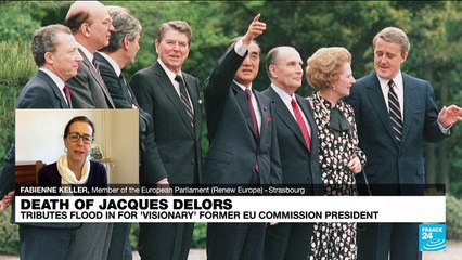 Tributes pour in for Jacques Delors, "architect" of the modern EU
