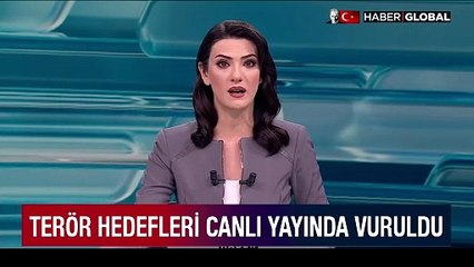 Terör hedefleri canlı yayında vuruldu!