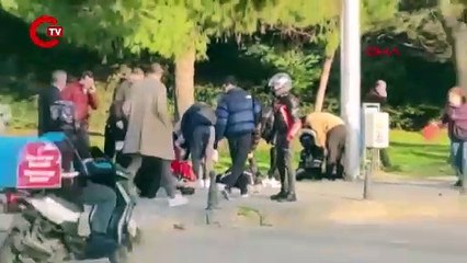 Kadıköy'deki cinayet gibi kazanın görüntüsü ortaya çıktı