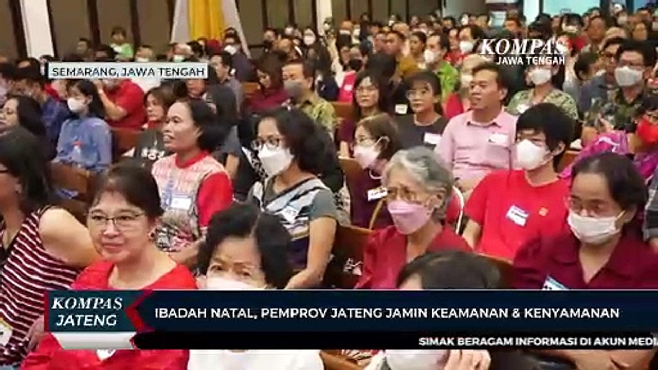 Ibadah Natal, Pemprov Jateng Jamin Keamanan dan Kenyamanan