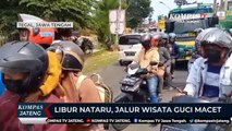 Libur Nataru, Jalur Wisata Guci Tegal Macet