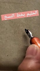 Halim en écriture naskh Noms d'Allah