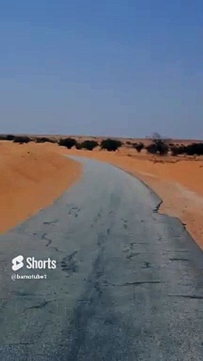 الكركرات باتجاه نواكشوط، عاصمة موريتانيا #desert