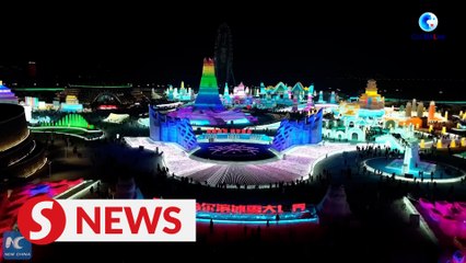 Winter tourism thrives in China's "ice city"