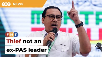 Mosque thief not ex-PAS Youth leader, says party man