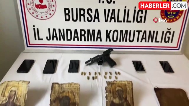 Bursa'da Yakalanan Tarihi Eser Kaçakçıları