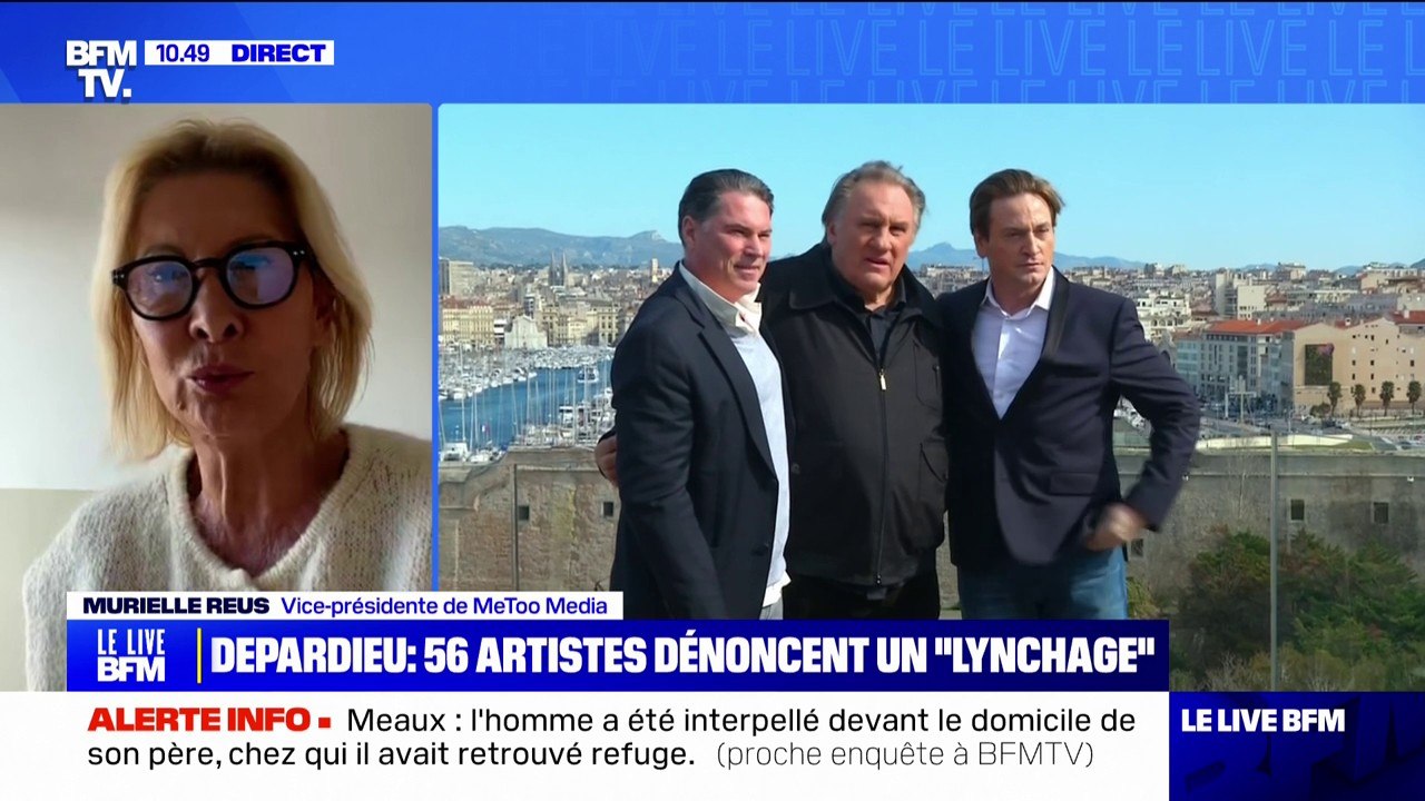 "On peut minimiser les attitudes de Gérard Depardieu mais il y a une méconnaissance profonde sur les violences": Murielle Reus (MeToo Media) réagit à la tribune en soutien à l'acteur