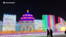 Regresa el impresionante festival de hielo en la ciudad china de Harbin