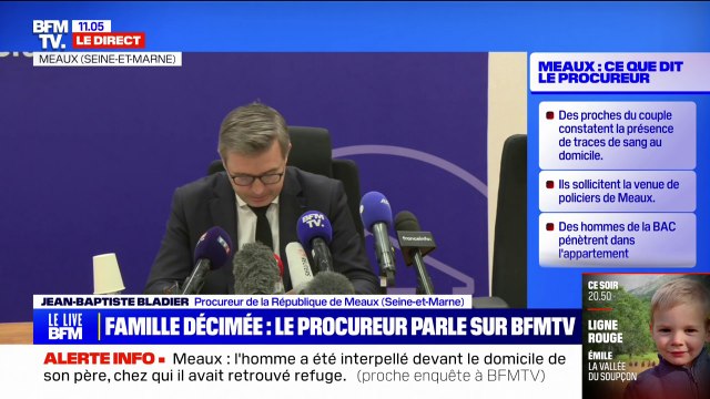 Cinq corps retrouvés à Meaux: une enquête est ouverte pour homicides volontaires avec préméditation , assure le procureur de la République