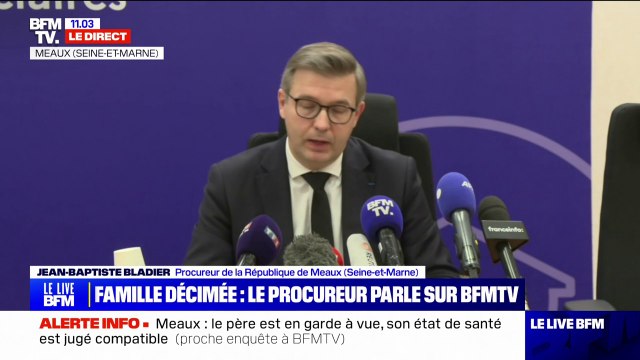 Quintuple homicide à Meaux: le procureur fait état de la présence de documents administratifs pouvant évoquer un internement de nature psychiatrique en 2017 du père de famille