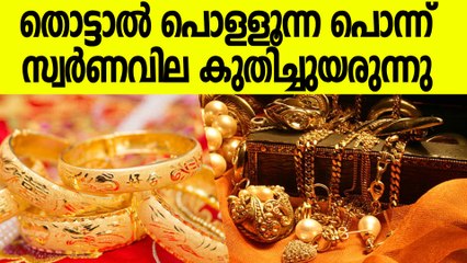 സ്വർണം പിടിവിട്ട വിലയിലേക്ക് ; ഇന്നത്തെ വില വർദ്ധനവ്  ഇങ്ങനെ