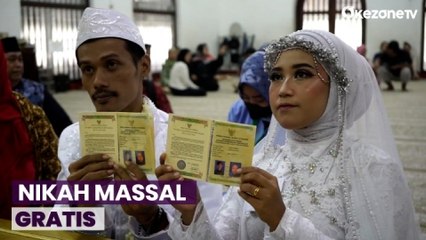 Nikah Massal Gratis Bernuansa Adat Betawi
