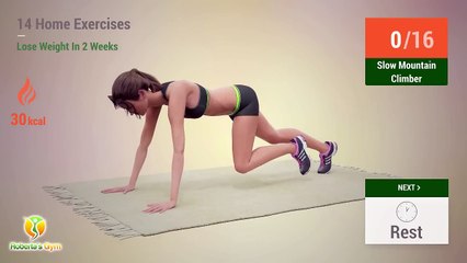 14 Home Exercises To Speed Up Fat Burning and Lose Weight In 2 Weeks (higher reps)