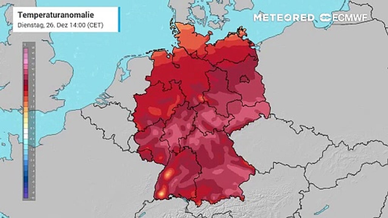 Es ist für die aktuelle Jahreszeit deutlich zu warm in Deutschland!