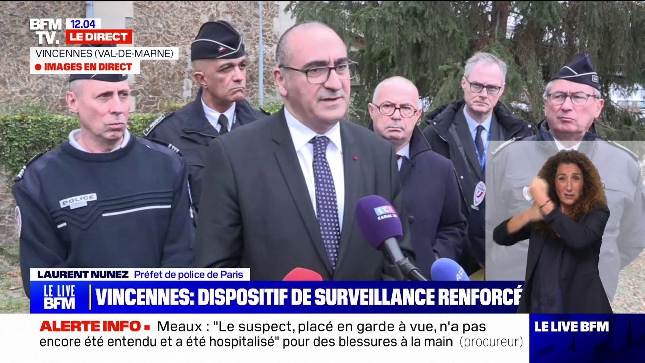 "Ils ont sauté d'une hauteur de 6 mètres": Laurent Nunez s'exprime apres l'évasion de 11 personnes d'un CRA à Vincennes