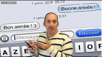 A propos du fameux SMS de bonne année le 31 à minuit