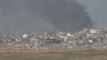 تصاعد أعمدة الدخان جراء تجدد القصف الإسرائيلي على مناطق عدة في قطاع #غزة #العربية