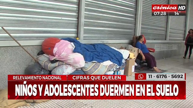 Cifras que duelen: 9440 personas viven en situación de calle