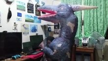 Inflatable Pterodactyl Costume can do during Halloween