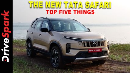 下载视频: All New TATA SAFARI 2023 | Top Five Things | Promeet Ghosh