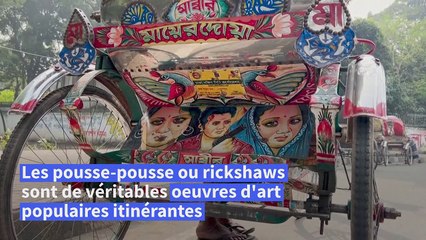 L'art du rickshaw menacé au Bangladesh
