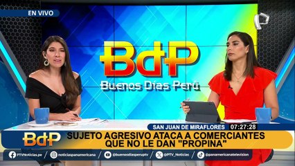 SJM: hombre que limpia vidrios ataca a los comerciantes que no le dan propina
