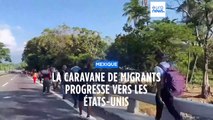 Mexique : la caravane de migrants progresse vers les États-Unis