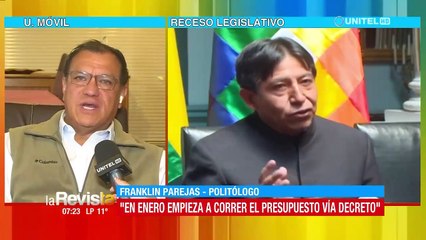 Es poco probable que el Legislativo sesione esta semana, dice politólogo, que advierte sobre un 2024 muy complejo
