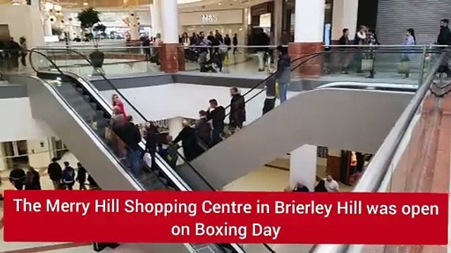 Shoppers head for shopping centres in search of festive bargains