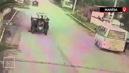 Manisa'da traktör lise öğrencisinin üzerinden geçti