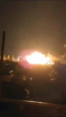 Rus donanma gemisi büyük bir patlamayla vuruldu