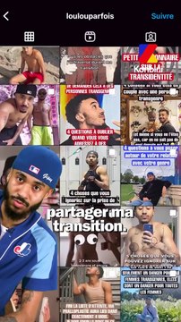 Loulou Parfois est un homme trans racisé. Influenceur, il utilise ses réseaux sociaux afin d’éduquer sur la transidentité et lutter contre l’invisibilisation des personnes trans et des personnes trans racisées dans les médias.