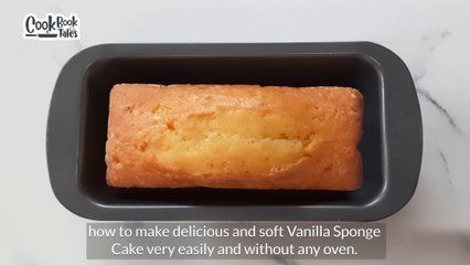 Vanilla Sponge Cake | চুলায় তৈরি নরম তুলতুলে ভ্যানিলা স্পঞ্জ কেক | Vanilla Sponge Cake Without Oven | Easy Bakery Style Plain Cake