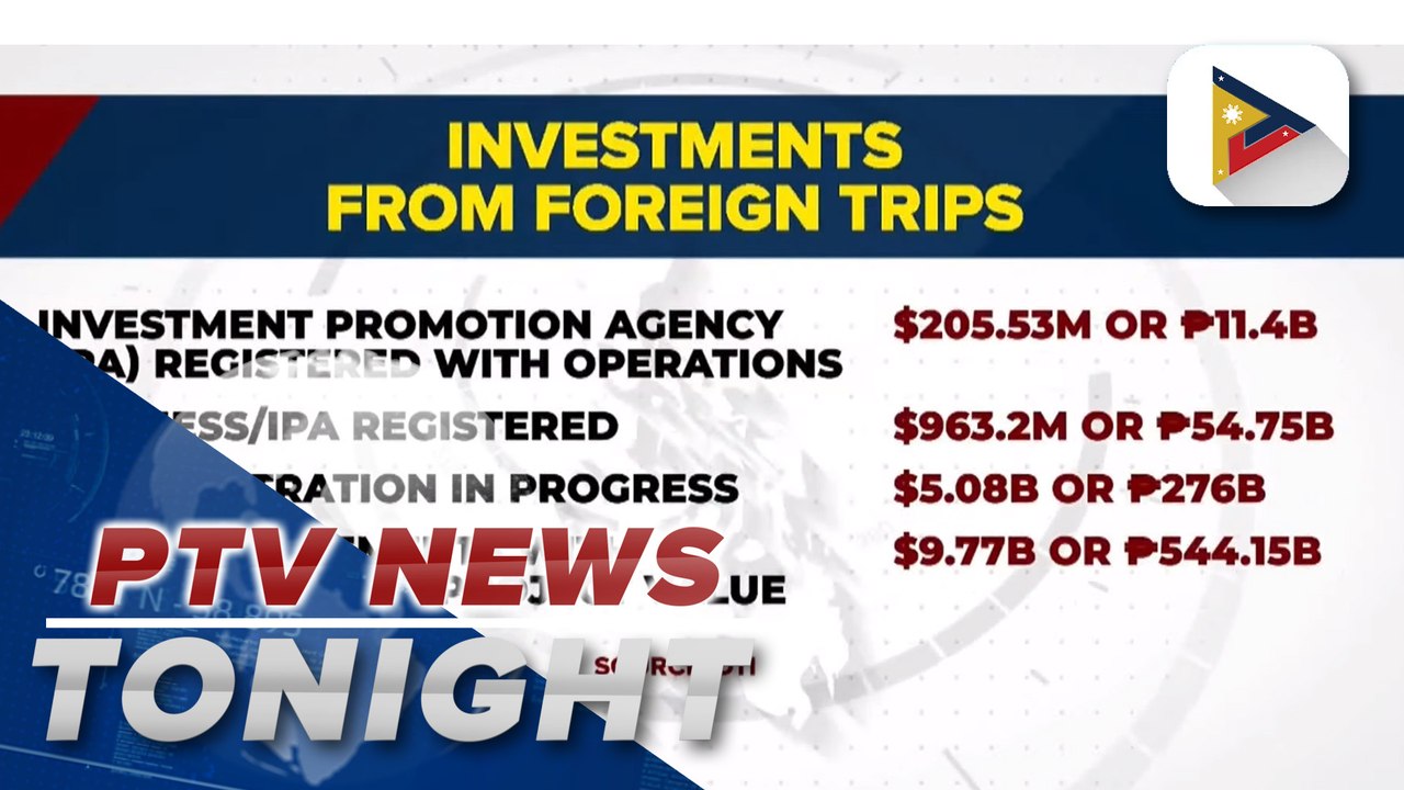 PBBM foreign trips yield P4T investments